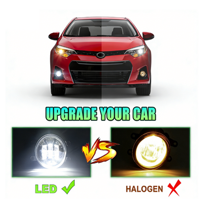 2x Black LED Fog Lights Driving Lamp For Toyota Tacoma 2012-2015 DOT Bumper Lamp