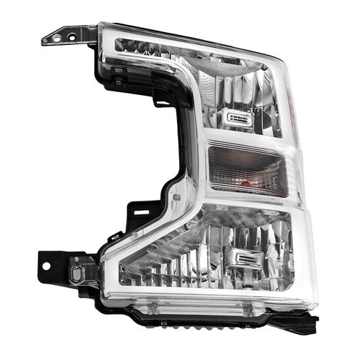 Solid Spare 1PCS LH Headlight Assembly Fit For Ford F250 F350 F450 2020-2022 Halogen Chrome