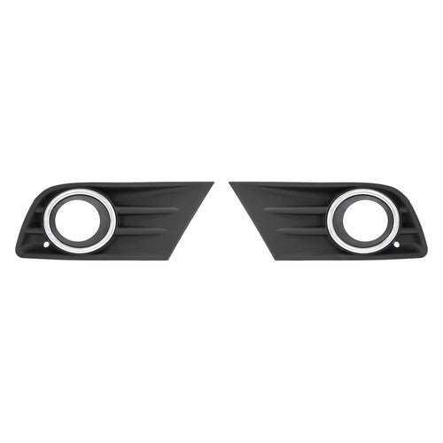 Fog Light Cover Bezel w/Chrome Ring For Honda Pilot 2012 2013 2014 2015 LH & RH