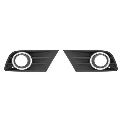 Fog Light Cover Bezel w/Chrome Ring For Honda Pilot 2012 2013 2014 2015 LH & RH