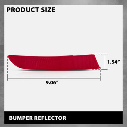 Solid Spare Left Rear Bumper Reflector Lamp Housing Fit For 2015-2017 BMW X3 F25 63257352209