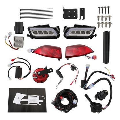 Solid Spare Golf Carts w/RGB Daytime Running Light LED Light Kit For Club Car Tempo 2018+ US