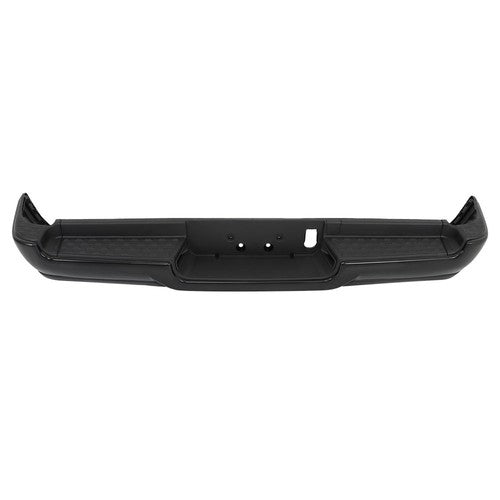 Solid Spare Black Metal Rear Bumper w/o Air Vent&Radar Hole Compatible For Ram 1500 2019-23