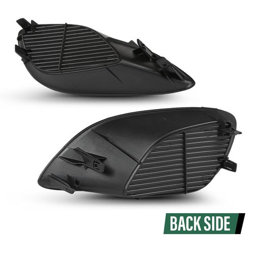 Solid Spare Front Bumper Insert Fog Light Cover Left+Right Fit For 2007-2012 Toyota Yaris