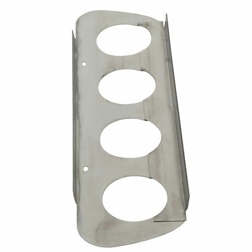 Solid Spare Stainless Steel Rear Lower Bumper Filler Panel For 2014-2019 C7 Corvette Z06