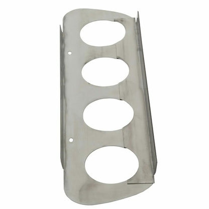 Solid Spare Stainless Steel Rear Lower Bumper Filler Panel For 2014-2019 C7 Corvette Z06