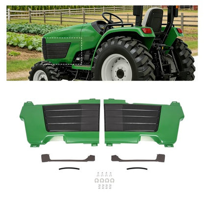 Solid Spare Side Panel & Grille Kit For John Deere 4200 4300 4400 LVU10564 LVU10565 LVU10728