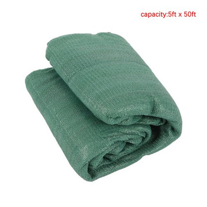 Solid Spare dark green 5FTx50FT garden privacy fence heavy duty barrier net with zip ties