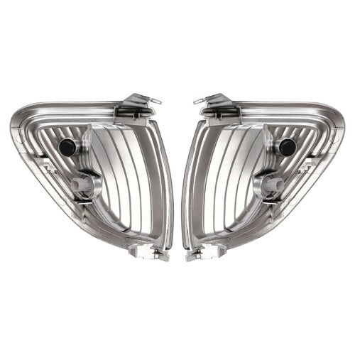 Solid Spare 2PC Side Marker Corner Parking Lights Turn Signal Chrome For Toyota Tacoma 01-04