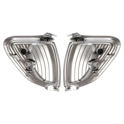 Solid Spare 2PC Side Marker Corner Parking Lights Turn Signal Chrome For Toyota Tacoma 01-04