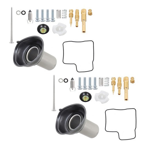 Solid Spare For Honda Shadow VT VLX 400 600 Repair Kit Carburetor Diaphragm Plunger Needle