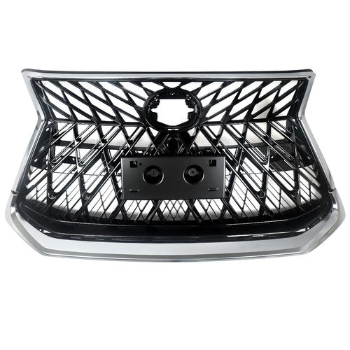 For 2016-2021 Lexus LX570 Luxury Grill Front Upper Grille Chrome Black NEW Style
