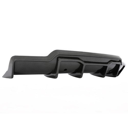 Solid Spare Carbon Fiber Color Rear Bumper Diffuser Lip Cover For Tesla Model 3 2017-2023