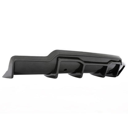 Solid Spare Carbon Fiber Color Rear Bumper Diffuser Lip Cover For Tesla Model 3 2017-2023