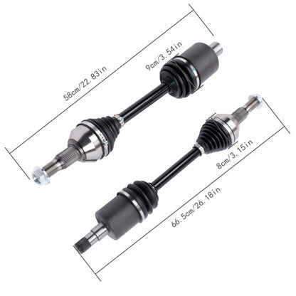 Solid Spare For Buick Chevrolet Oldsmobile Pontiac 1998-2011 3.8L New CV Axle Assembly Front