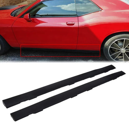 Solid Spare Rocker Panel For Dodge Challenger 08-14 Door Exterior Side Molding Body Trim