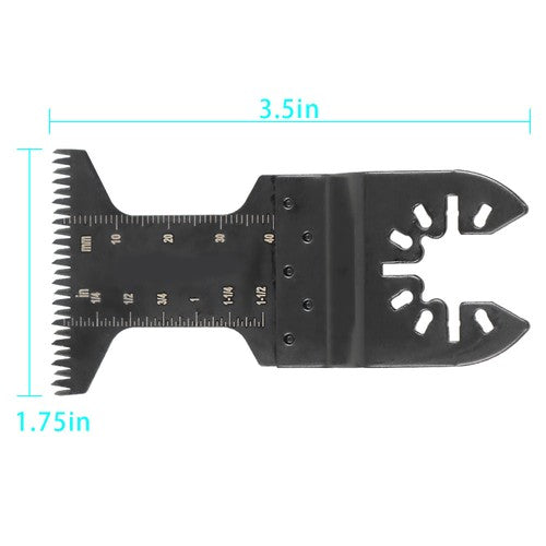 Solid Spare 1.75" - 3.5" Oscillating Multitool Tool Quick Release Saw Blades 60 Pcs