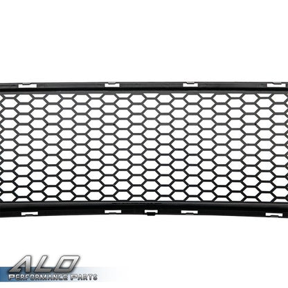 Solid Spare Fit For 2018-2021 Ford Mustang Front Bumper Honeycomb Grille W/LED DRL Light