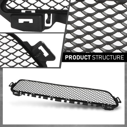 Solid Spare Fit For 15-18 Mercedes-Benz W205 C300 C400 Front Bumper Lower Grille 2058850423