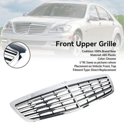 Front Chrome Grill Fit Mercedes Benz S-Class 2010-13 W221 S550 S600 S63 S65 AMG