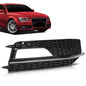 Solid Spare Fit For 13-16 Audi A4 Quattro B9 S4 S-Line Bumper Fog Light Lamp Bezel Right