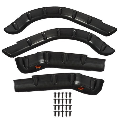 Solid Spare For Club Car DS Fender Flares W/ Self Taping Screws Front Rear 1993+ Golf Carts