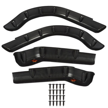 Solid Spare For Club Car DS Fender Flares W/ Self Taping Screws Front Rear 1993+ Golf Carts