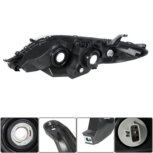 Solid Spare Fit For 2011 2012 2013 Toyota Sienna Headlight Pair Lamps Set LH&RH Replacement