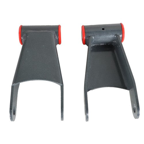 Solid Spare 2× 2" Rear Drop Lowering Shackle Kit For Ford F250 Super Duty 2WD 1999-2006 2007