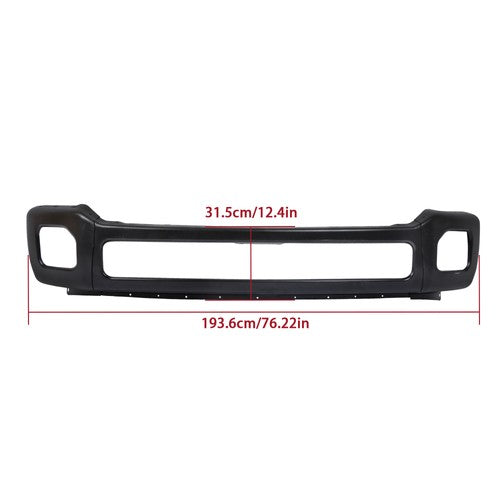 Solid Spare New For Ford F-250 F-350 2011-2016 Super Duty Front Bumper Face Bar Steel Black
