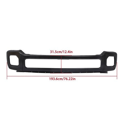 Solid Spare New For Ford F-250 F-350 2011-2016 Super Duty Front Bumper Face Bar Steel Black