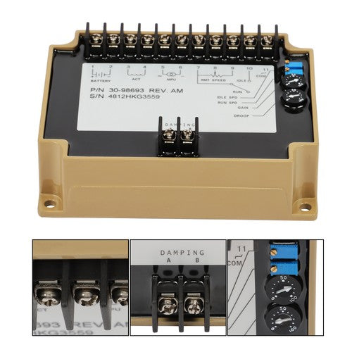 Solid Spare Control Governor 3098693 Speed Controller for Cummins QSK19 CM2350 K105 KTA19