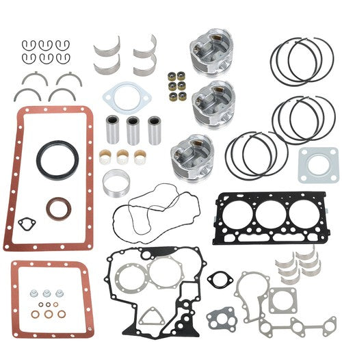 Solid Spare NEW Overhaul Kit STD Fit For New Kubota D902 KBOVKVD902-00-5421 USA