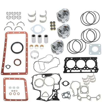 Solid Spare NEW Overhaul Kit STD Fit For New Kubota D902 KBOVKVD902-00-5421 USA