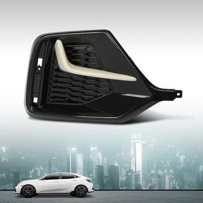 Solid Spare Rear Bumper Garnish Cover Fit For 2020-2021 Honda Civic Hatchback Left Side