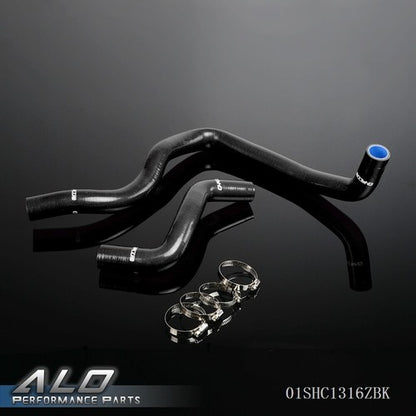 Solid Spare Silicone Radiator Hose Black Fit For 94-97 Honda Accord/ Prelude H22 97-01/F22