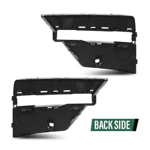 Solid Spare Fit For 12-15 Mercedes-Benz ML-Class Front Bumper Fog Light Cover Left+Right