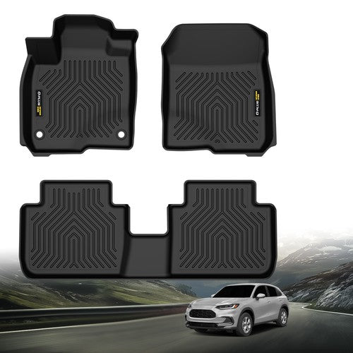 Solid Spare Fit For 2023-2024 Honda HR-V HRV All Weather TPE Floor Mats Protection Liners