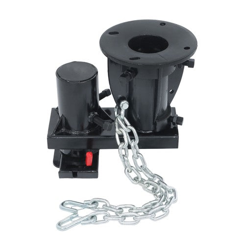 Solid Spare Steel C5G X 12''-16 Fifth Wheel to Gooseneck Adapter W/ 7-1/2" For Rv Trailer