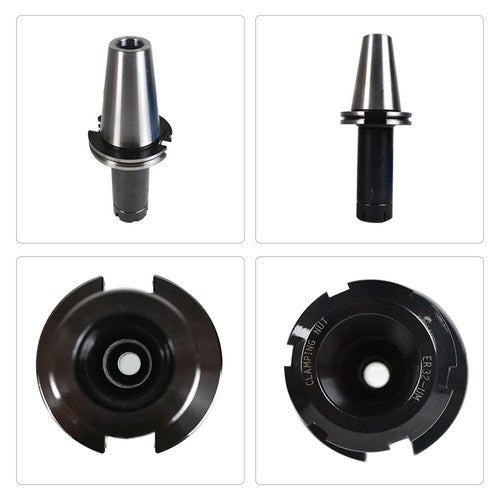 Solid Spare 2Pcs CAT50-ER32 COLLET CHUCK 6" Gage Length Tool Holder Set New