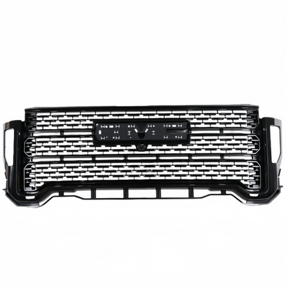 For 2020-2023 GMC Sierra 2500HD 3500HD Front Bumper Grille+Hood Trim Molding