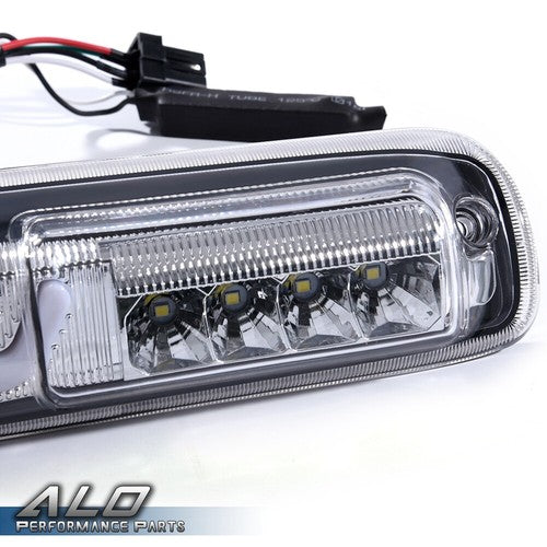 Solid Spare Fit For 1999-2007 Silverado/Sierra Clear LED BAR Third 3rd Brake+Cargo Light