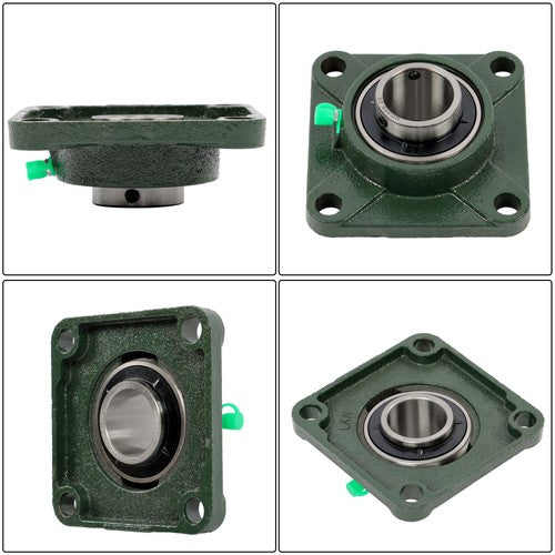 Solid Spare 10× UCF206-20 Self-Aligning 1-1/4" Bore Pillow Block Flange Bearing 4 Bolt