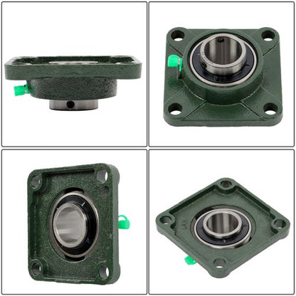Solid Spare 10× UCF206-20 Self-Aligning 1-1/4" Bore Pillow Block Flange Bearing 4 Bolt