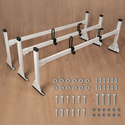 Solid Spare For Dodge/Freightliner Sprinter 2500/3500 02-06 3 bars Ladder Roof Rack Aluminum