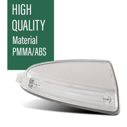 Solid Spare Door Mirror Turn Signal Light RH Fit For 08-14 Mercedes Benz C250 C300 C350 C63