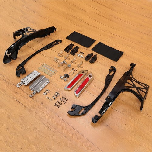 Solid Spare For Harley Touring 2014-2024 Saddle Bags Saddlebag Latch Hinge Lock Hardware Kit