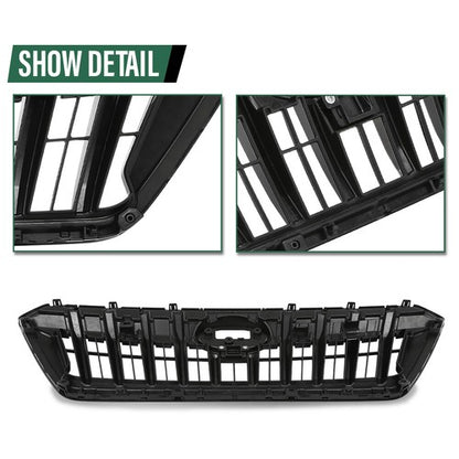 Solid Spare Fit For 2021-2023 Subaru Crosstrek Front Bumper Upper Grille Black J1010FL320