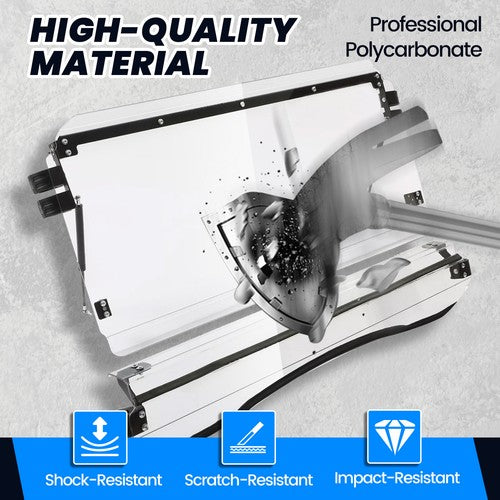Solid Spare For 2019-2025 Kawasaki Mule Pro MX Front Flip Windshield Scratch Resistant
