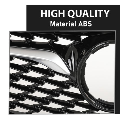 Solid Spare Fit For 2018-2020 Buick Regal Sportback Front Bumper Upper Grille Black & Chrome